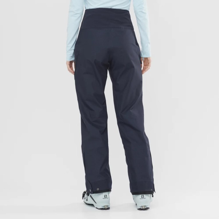 Calça De Esqui Salomon Outpeak GTX 3L Feminino Azul Marinho | PT D29317